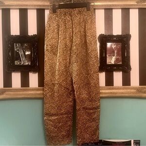 Forte Forte straight leg animal print silk pants
